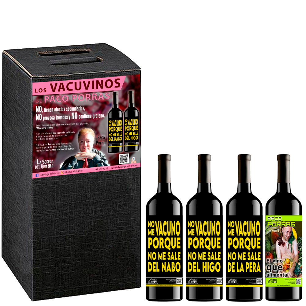 Vino Paco Porras "NO ME VACUNO"